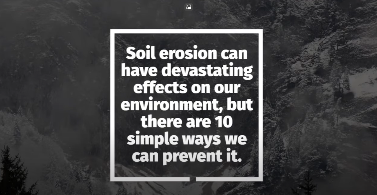 10 WAYS TO PREVENT SOIL EROSION